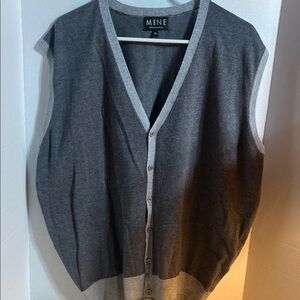 MINE Charcoal and Light Gray Men's Cardigan